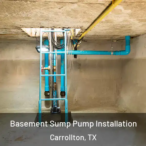  Basement Sump Pump Installation Carrollton, TX